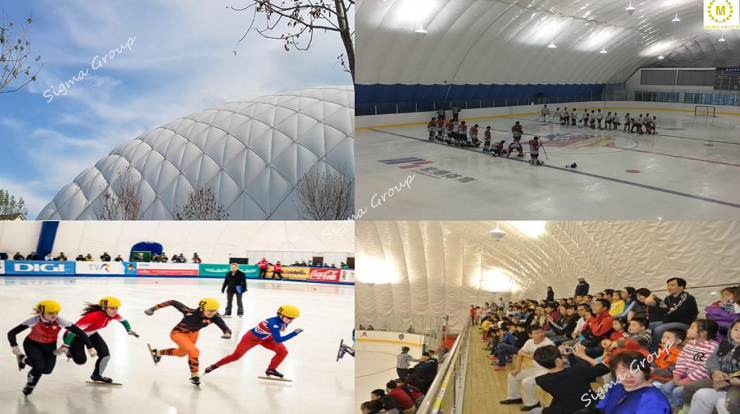 Hong Au Ice Hockey Club Air Dome in Western 3rd Ring-road Beijing